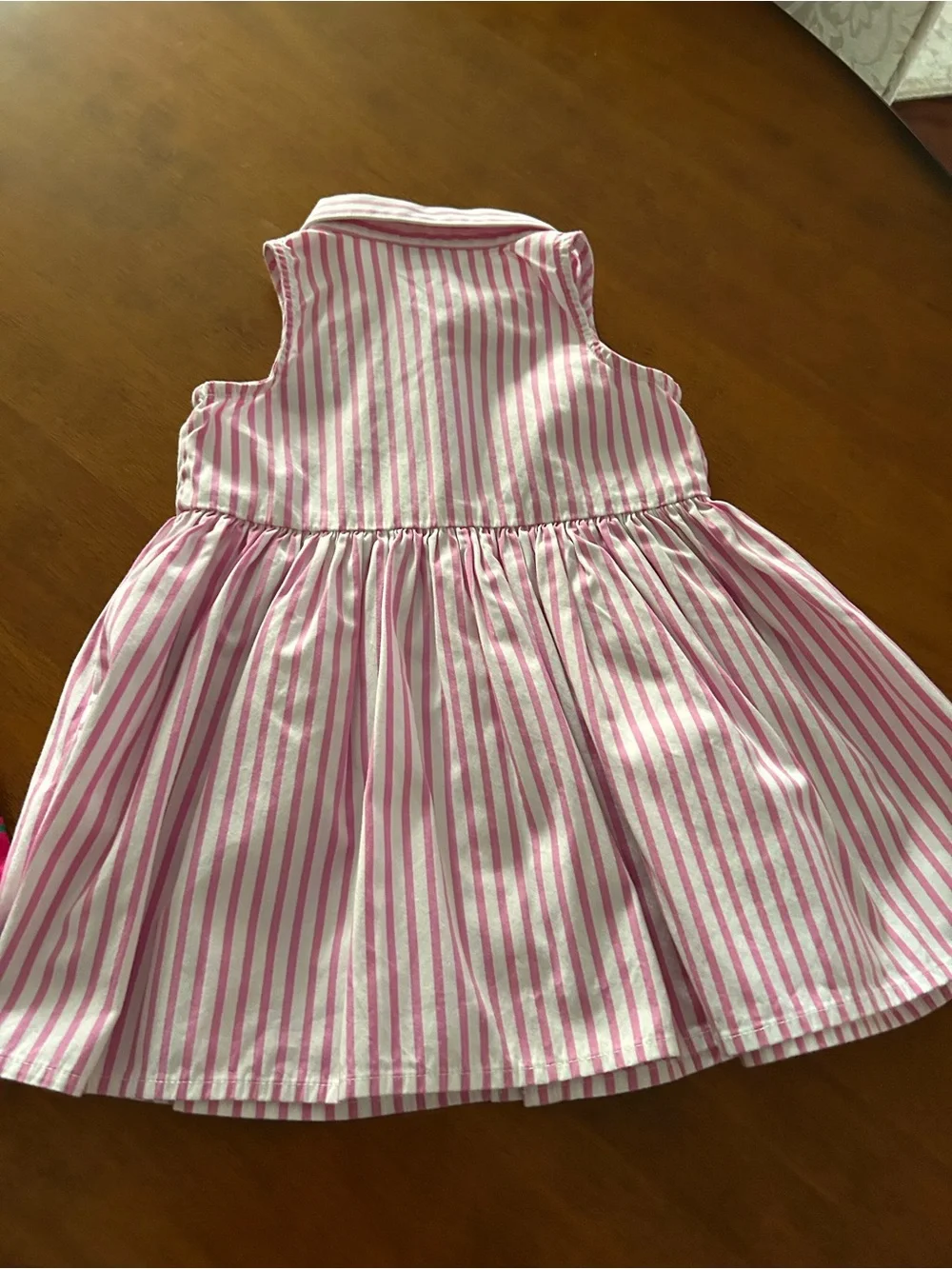 Ralph Lauren Pink & Navy Striped Twin Dress Set